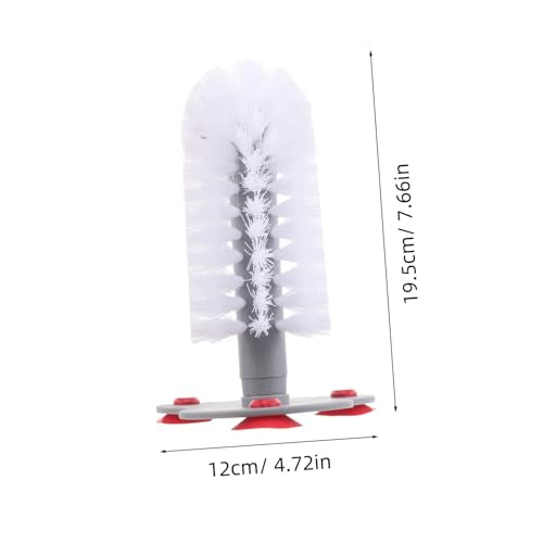 Yardwe Turtle Brush Dual Function Suction Cup Glass Aquarium Cleaning Turtle Tank Accessories