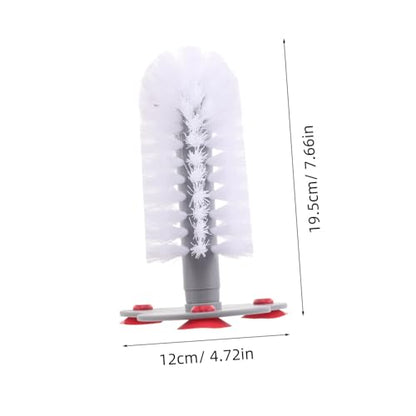 Yardwe Turtle Brush Dual Function Suction Cup Glass Aquarium Cleaning Turtle Tank Accessories