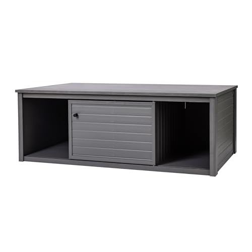 New Age Pet Lo‑Boy Versa Stand for Reptile Terrariums, Low-Profile ECOFLEX Cabinet for Stacked Large, 48" Mojave Reptile Habitats, Grey - color: Grey