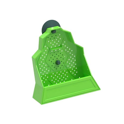 Anti-Escape Feeding Bowl with Ventilation Holes and Strong Suction for Amphibians Diets Suction Cup Reptiles Feeder - size: S