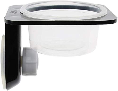 N/W Plastic Reptiles Feeder Single Double Feeding Bowl Food Water Dish Insects Spider Breeding Pots Suction Cup (Simple Lattice)