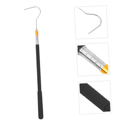 ORFOFE Telescopic Snake Catcher Tool Adjustable Stainless Steel Snake Hook for Safe and Efficient Handling Essential for Snake Catching and Reptile Control