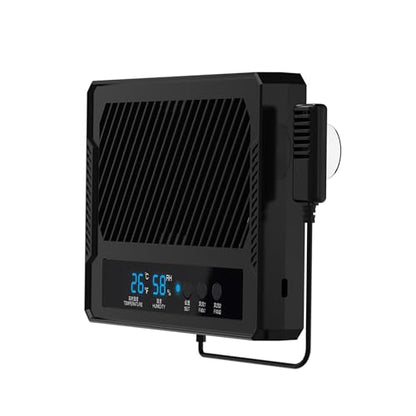 Reptile Fan & Terrarium Dehumidifier – Smart Dual-Row Humidity Fan for Reptile Tank, Snake, Gecko, Bearded Dragon Enclosure