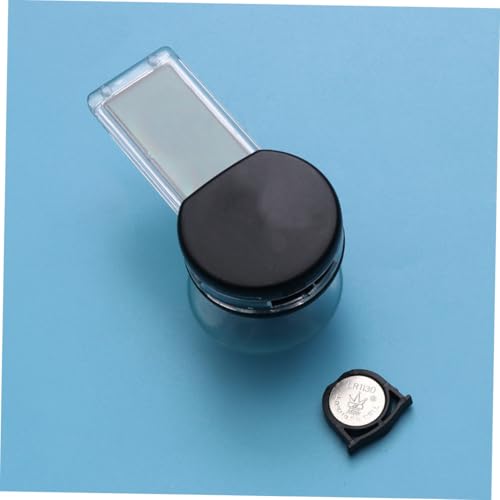 POPETPOP Suction Cup Thermometer Hygrometer for Indoor Reptile Box with Digital Temperature and Humidity Portable Wall Mountable Humidity Gauge for Home Bedroom Office Use Black