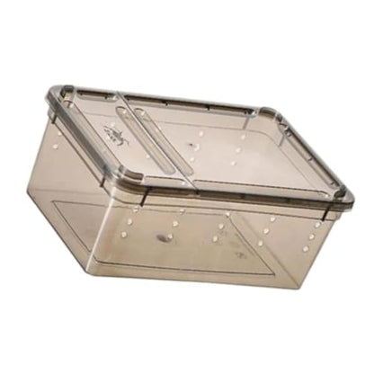 Reptile Habitat Box for Silkworm Breeding and Frog Care, Black