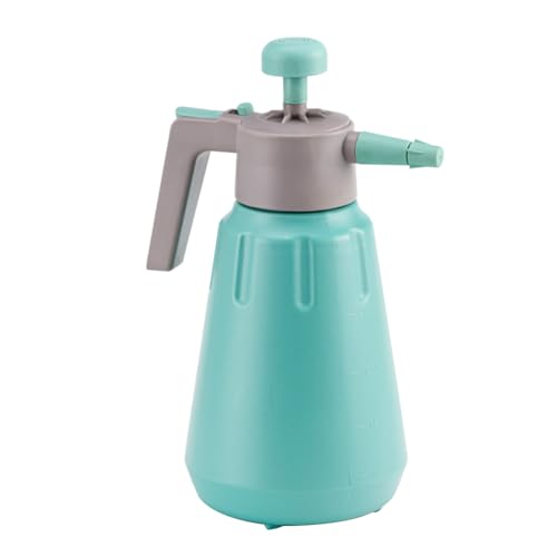 Handheld Garden Pump Sprayer, 0.5Gallon/68oz Garden & Lawn Pressure Spray Bottle with Safety Value & Adjustable Nozzle for Plant Spraying/Home Cleaning/Car Washing 2L Capacity (Turquoise) - color: Turquoise