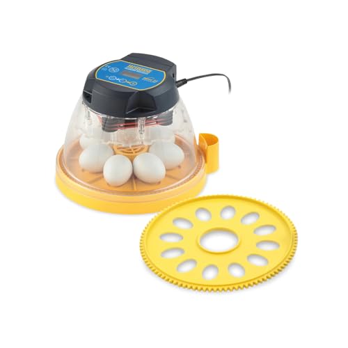 Brinsea Mini II Advance Egg Incubator with Automatic Turning & Extra Insert | 50+ years of expertise! Set-and-forget automatic incubator with digital countdown gives your eggs the best chance to hatch - size: 7 Eggs with extra insert