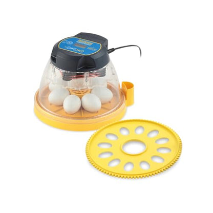 Brinsea Mini II Advance Egg Incubator with Automatic Turning & Extra Insert | 50+ years of expertise! Set-and-forget automatic incubator with digital countdown gives your eggs the best chance to hatch - size: 7 Eggs with extra insert