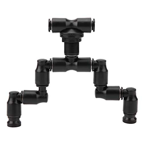 Reptile Fogger Misting System Reptiles Fogger Mist Sprinkler Reptiles Fogger Nozzle Sprayer for Rainforest 360 Cooling System Fogger Connect 1/4Tub