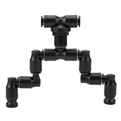 Reptile Fogger Misting System Reptiles Fogger Mist Sprinkler Reptiles Fogger Nozzle Sprayer for Rainforest 360 Cooling System Fogger Connect 1/4Tub