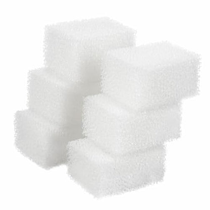 AQUANEAT 6-Pack Replacement Filter Sponge Pads, Aquarium Foam Insert Compatible with AquaClear 20, Fish Tank Filter Media - size: AC 20