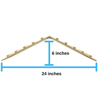 Wood Bridge for Small Animal Cage or Habitat - Guinea Pigs, Ferrets, Chinchillas, Hedgehog, Dwarf Rabbits and Other Small Animals