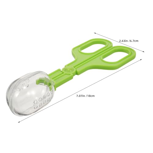 3pcs Reptile Poop Scoop | Plastic Reptile Feeding Clamp | Lizard Feeding Clamps Scoop | Fish Tank Cleaning Tools for Gecko Lizard Bearded Dragon
