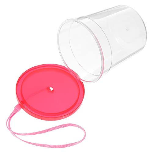 Sosoport 1pc Reptile Feeding Box for Insects and Mini Aquatic Pets Easy to Observe Habitat Strong and Wear- Design for Crickets and Reptiles - color: Transparent
