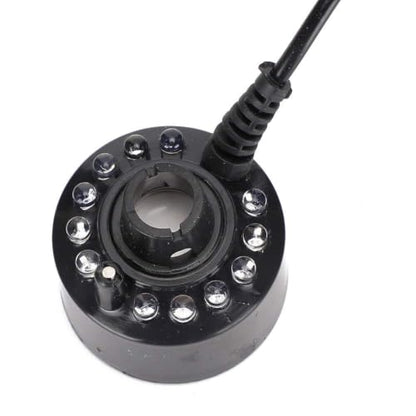 Plastic Aquarium Mini Mist Maker Fogger Water Fountain Pond Fog Machine Reptile Pet Mist Maker LED Colorful Lighting Sprayer Humidifier Atomizer US Pl