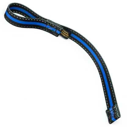 Country Brook Design - Thin Blue Line Winch Hook Pull Strap with Reflective Polyester - color: Thin Blue Line