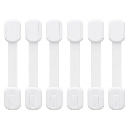 6 Pack Reptile Terrarium Lid Locks, Adhesive Screen Cover Clips for Snake, Gecko, Lizard and Turtle Enclosures, White - color: 6 Pcs White-Long