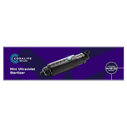 Coralife Aquarium Fish Tank Marine Salt Water Turbo-Twist UV Sterilizer, Mini, For BioCubes