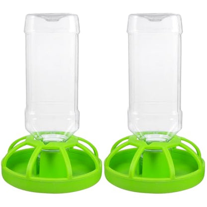 balacoo Automatic Reptile Water Feeder Bowl 6.29X7.87X3.93In Pet Water Dispenser for Turtle Tortoise Indoor Outdoor Terrarium