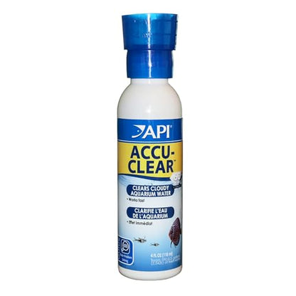 API ACCU-CLEAR Freshwater Aquarium Water Clarifier 4-Ounce Bottle - size: 4-Ounce