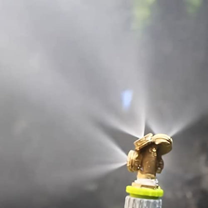 Misting Nozzle,Heavy Duty Garden Hose Nozzle, Adjustable Water Spray Pattern From Powerful Jet To Mist,Ideal For Misting Delicate Plants (4-Hole, 1) - size: 4-Hole