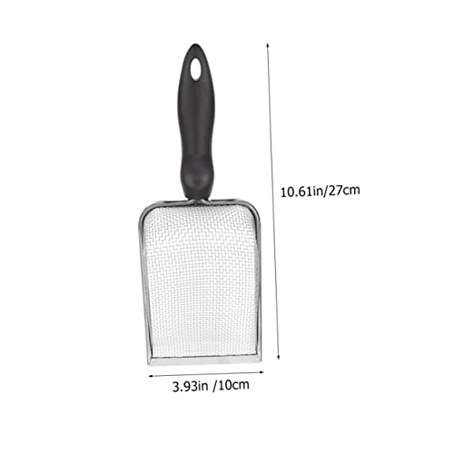 2Pcs Reptile Litter Scoop Fine Mesh Shovel for Easy Cleanup of Tortoise Lizard Gecko Waste Terrariums and Aquariums Durable and Comfortable Handle