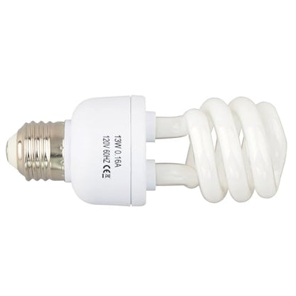 LUCKY HERP 15.0 UVB Intense Fluorescent Bulb,Terrarium Lamp for Reptiles,E26,Screw Thread (13, Watts)