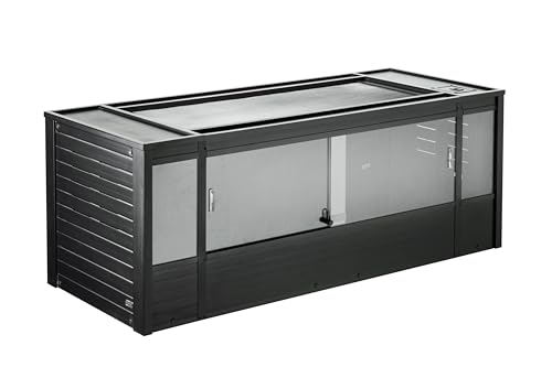 New Age Pet ECOFLEX X-Large Reptile Enclosure with Matching Cabinet Stand Set in Black - color: Black, size: X-Large