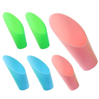 6 Pcs Bonsai Soil Scoops Plastic Garden Shovels | Colorful, Mini Potting Scoops, For Plant Succulent, Lightweight and Durable, For Gardening and Transplanting - style: Blue-pink-green(6pcs)