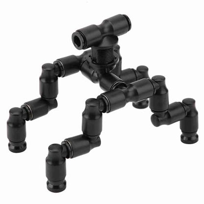 Reptile Misting System Nozzle - Adjustable Terrarium Sprinkler Nozzle for Rainforest Tank, Fine Mist Sprayer for Reptile Humidifier, 360° Rotatable Spray Kit for Plants an
