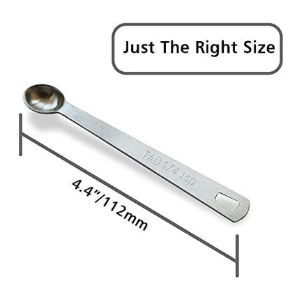 1PCS 1/4tsp(1.25ml) Mini Measuring Spoon, Small Teaspoon for Tiny Amounts | High Precision, Food-Grade, ‌Rust-Free, Dishwasher-Safe, Easy-Read Markings, Multi-Purpose, Sturdy & Durable - size: 1/4tsp|1/12tbsp|1.25ml|1.25cc|0.04oz
