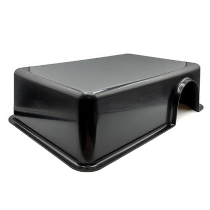 Pangea Reptile Hide Box, X-Large 16.25"x11"x4.5" | Fits Most Standard Rack Units, Usable as Snake Tank Accessories, Good for Ball Python, Boas, Leopard Geckos, Kingsnake - size: F- X-Large
