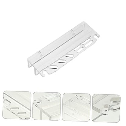 BESPORTBLE Aquarium Tool Holder Stand Slots Organizer Acrylic Easy Install Fish Tank Cleaning Tool Rack