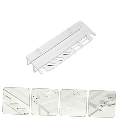 Mikikit Acrylic Aquarium Tool Holder Rack Storage Magnetic Cleaner Fish Tank Cleaning Tool Stand