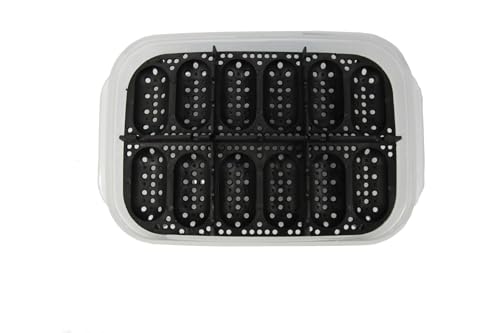 Gecko Egg Incubation Container with Built-in Tray – Holds 12 Eggs | Clear Polypropylene Box | Space-Saving Design | Suspended Incubation for Higher Hatch Rates