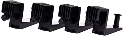 PENN-PLAX Reptology Turtle Topper Extender Clips (4 Pieces) – Safely Mounts to Tanks up to 19.5” Wide