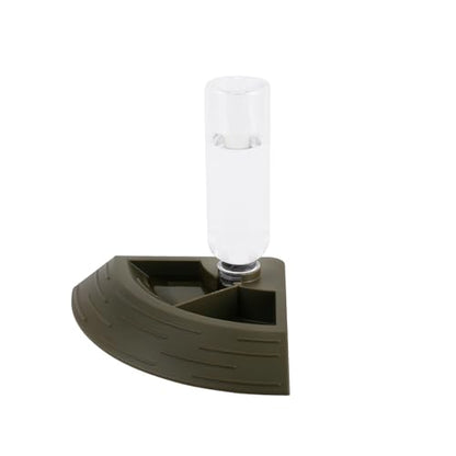 Reptile Feeder Bowl,Automatic Reptiles Water Dish Dispenser 2in1 Food and Water Feeding Bowls Terrarium Corner Bowl for Bearded Dragon Gecko Snake Lizard Turtles