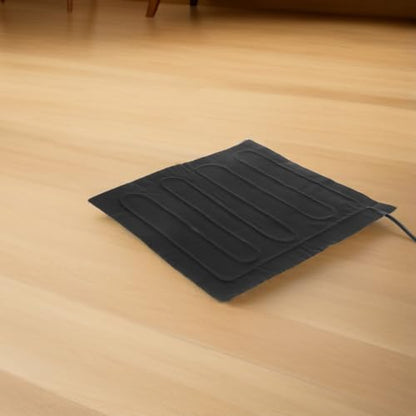Cabilock USB Heated Mat for Small Reptiles and Pets with Adjustable Heating and Waterproof Cloth Portable Thermal Heating Pad for Home and Travel Use, Black