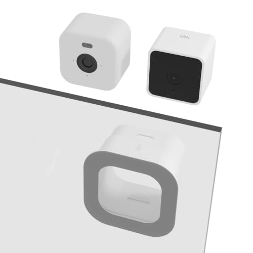 Window Mount for Blink Mini 2K+ / Mini Indoor Camera | Blink Camera Window Mount for Indoor/Outdoor Monitoring , No Reflection , No-Drill , Through Glass Use Blink Indoor Camera