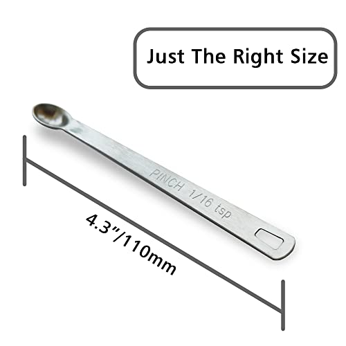 1PCS 1/16tsp(0.31ml) Mini Measuring Spoon, Small Teaspoon for Tiny Amounts | High Precision, Food-Grade, ‌Rust-Free, Dishwasher-Safe, Easy-Read Markings, Multi-Purpose, Sturdy & Durable - size: 1/16tsp|0.31ml|0.31cc|0.01oz