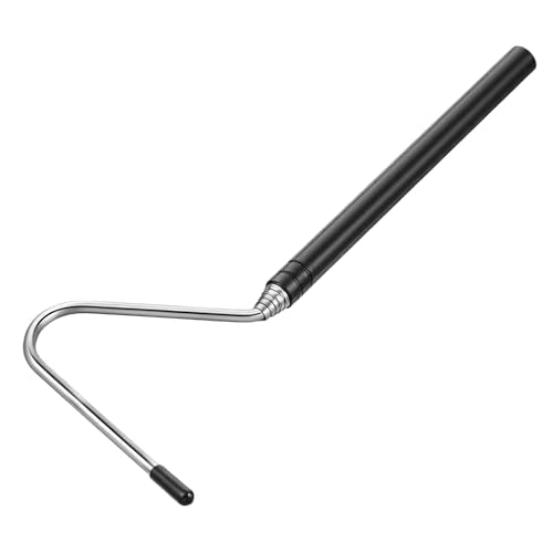 Mabor Snake Hook, 8-26 Inch Stainless Steel Extensible Retractable Grappling Hook, Pick-Up Handling Tool Pool Skimmer Basket Hooks - size: 8.07 - 25.98 inches