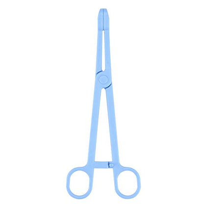 SUNGOOYUE Reptile Feeding Tongs Large Plastic Feeding Tweezers 19cm Round Tip Anti Slip Handle Hand Tool for Lizards Turtles and Other Reptiles