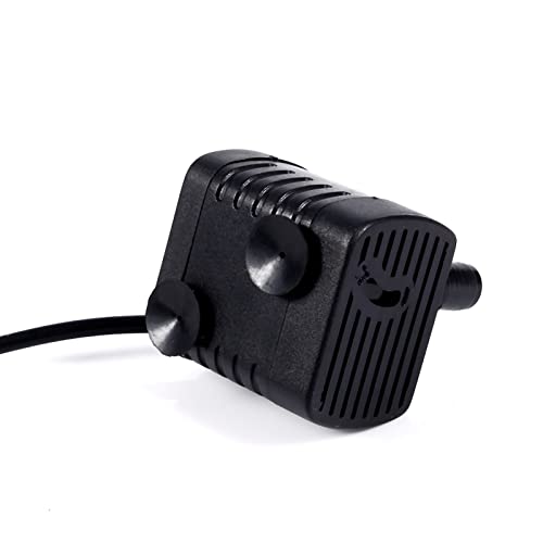 Mini Submersible Water Pump, 5V Aquarium Water Pump with USB Plug, Brushless Submersible Pump for Aquarium Fish, Pond