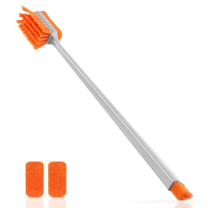 DaToo Small Glass Aguarium Cleaning Tool Algae Scraper for Acrylic Aquariums Fish Tank Cleaner Brush - size: 11.8in