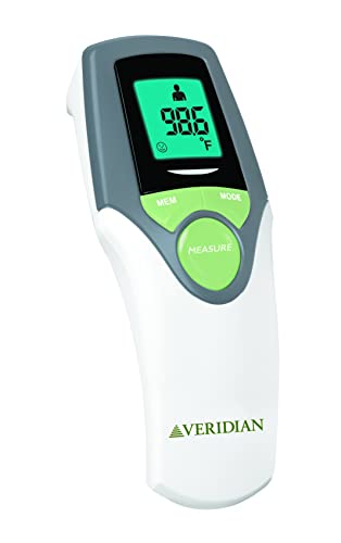 Infrared Thermometer | Forehead Measurements | 1-Second Readout | Hygienic Non-Contact | Whole Family Care | 3-Year Warranty (Pack of 2) - size: 1 Count (Pack of 2)