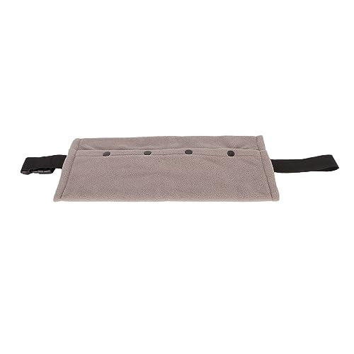 Travel Sling for Lizards, Soft Adjustable Strap, Reptile Sling Carrier, Ample Space for Traveling (Grey) - color: grey