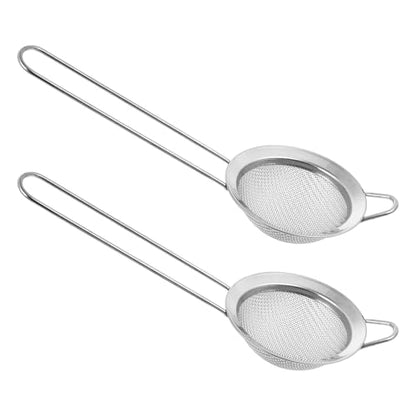 Luxshiny 2pcs Reptile Litter Scoop Sand Substrate Shovel with Metal Fine Mesh Filter for Terrarium Cleaning and Pet Manure