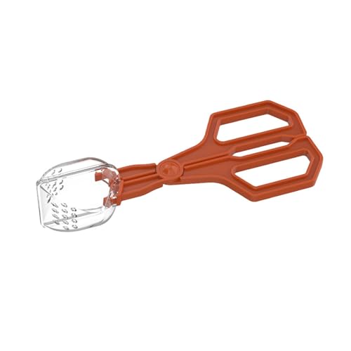 Reptiles Safe Feeding Tongs Clear Creature Catcher for Gentle Handling Ergonomic Grip Easy Maintenances Tool Creature Captures Tool