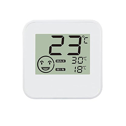 Digital Indoor Thermometer Indoor Hygrometer Room Temperature Monitor Humidity Gauge with Big Screen Stand Wall Hanging Magnet - size: S