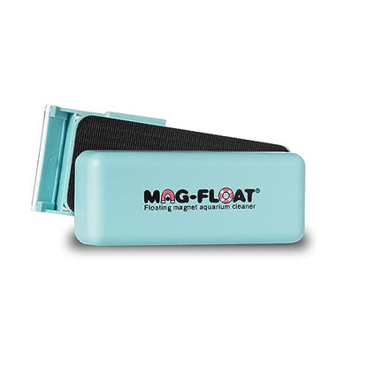 XL Extra Large Acrylic Aquarium Algae with Scraper Cleaner | Magfloat Floating Magnetic Fish Tank Magnet Cleaning Scrubber Brush Tool for Freshwater Saltwater Marine Reef Tanks - size: Extra Large